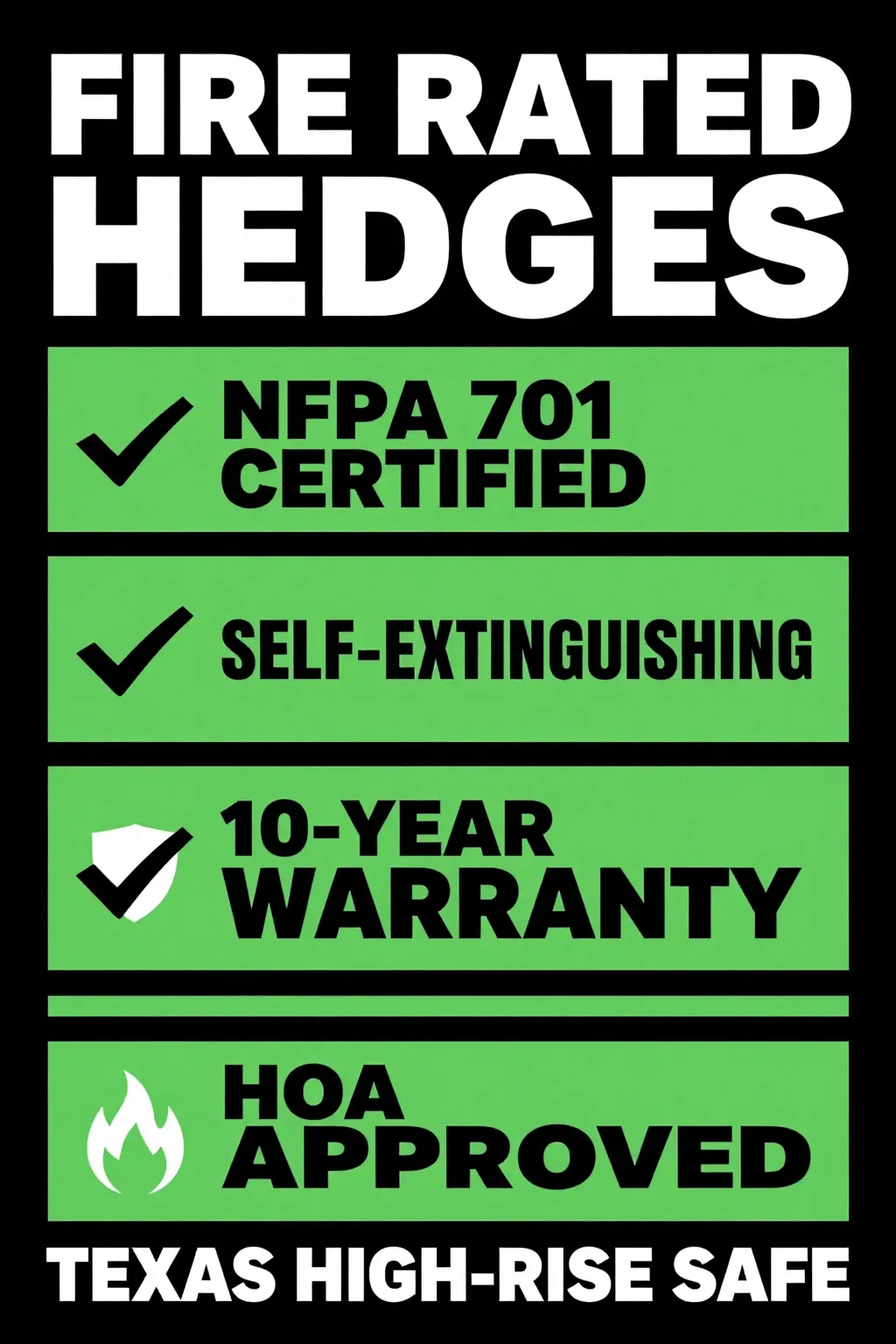 Infographic: Fire Rated Hedges High-Rise Safety